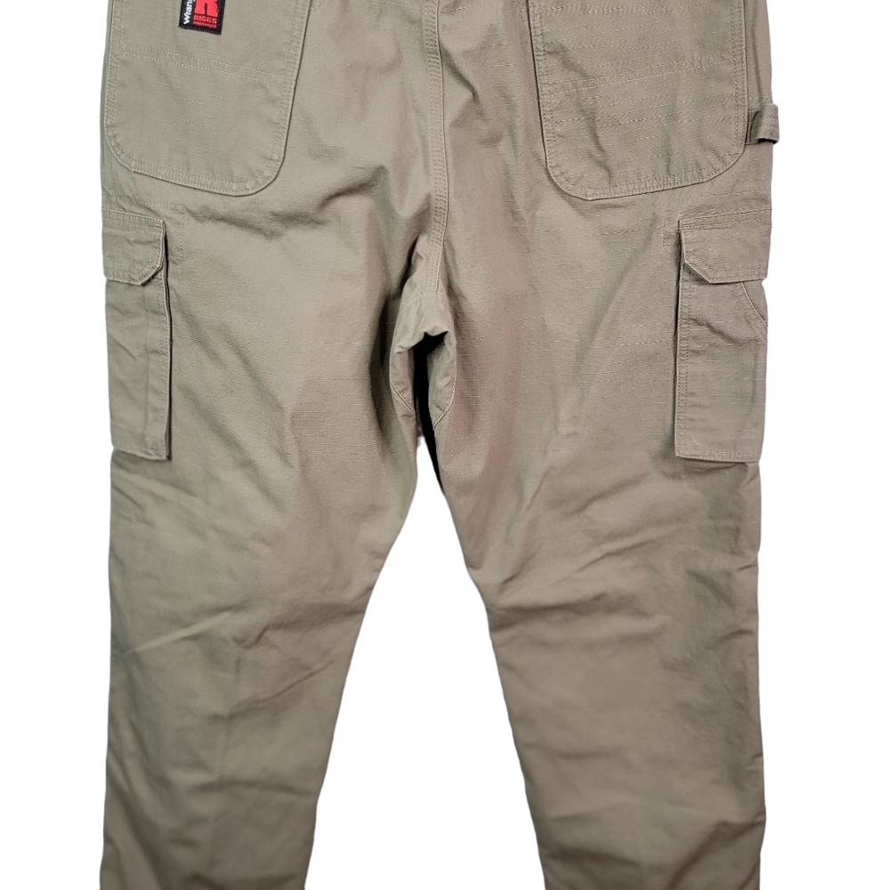 Wrangler Riggs Workwear Ripstop Heavy Duty Ranger Job Work Pants Men's 40x32 - Picture 12 of 16